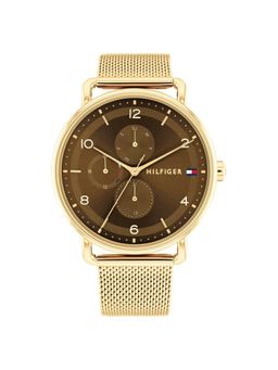 Tommy Hilfiger - Quartz Multifunction Gold Stainless Steel Strap for Women (M)