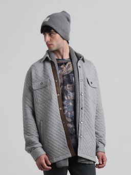 Jack & Jones - Grey Oversized Polyester Jacket