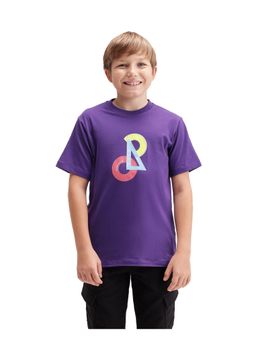 RARE ONES - Purple Graphic Printed Regular T-Shirt