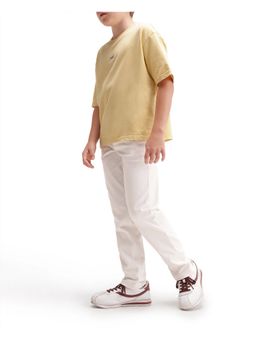 RARE ONES - White Slim Fit Cotton Jeans