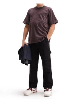 RARE ONES - Black Solid Cargo Pant