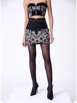 S&N by Shantnu Nikhil - Baroque Printed Skirt