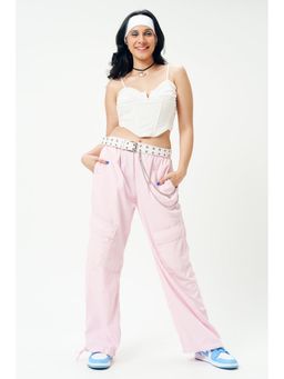 FREAKINS - Baby Pink Cargo Pant