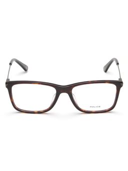 Police - Men Brown Rectangle Eyeglass Frame (52)