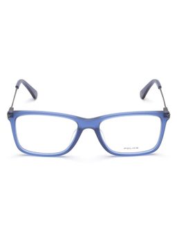 Police - Men Blue Rectangle Eyeglass Frame (52)