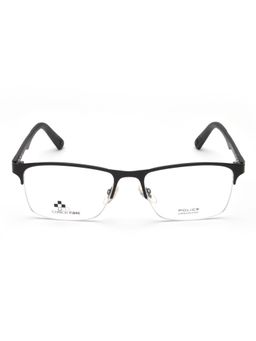 Police - Men Black Square Eyeglass Frame (52)