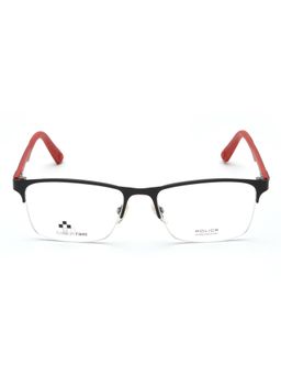 Police - Men Black Square Eyeglass Frame (52)