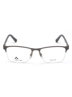 Police - Men Grey Square Eyeglass Frame (52)