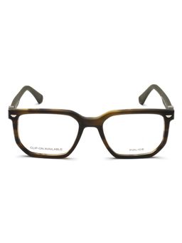 Police - Men Brown Square Eyeglass Frame (52)