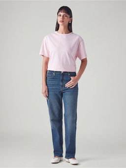 Levi's - Womens 726 Blue Flared Fit High Rise Jeans