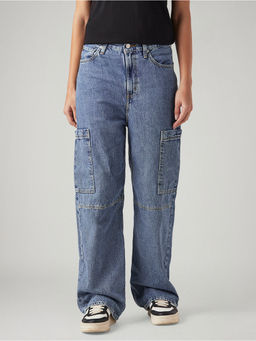 Levi's - Womens Blue Loose Fit High Rise Jeans