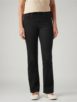 Levi's - Womens 725 Black Bootcut Fit High Rise Jeans
