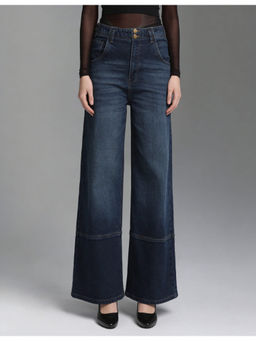 Flying Machine - High Rise Wide Leg Fit Jeans