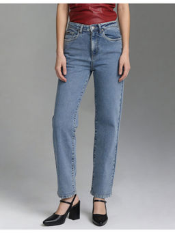Flying Machine - High Rise Straight Fit Jeans