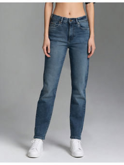 Flying Machine - High Rise Straight Fit Jeans