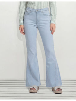 U.S. POLO ASSN. - High Rise Extreme Flared Fit Blue Jeans