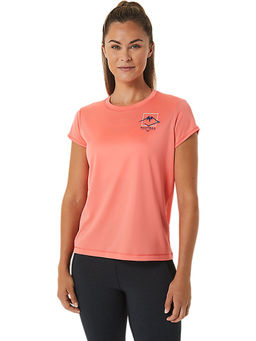 ASICS - Fujitrail Logo Ss Peach Women's T-Shirt