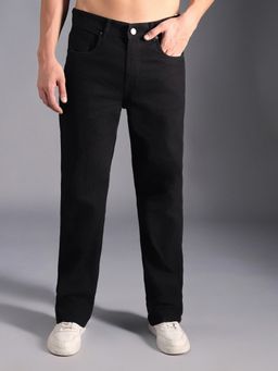 High Star - Men Wide Leg Mid-Rise Light Fade Stretchable Jeans