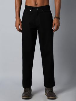 High Star - Men Relaxed Fit Mid-Rise Clean Look Stretchable Jeans