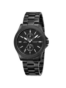 Strand by Obaku - Ginevra Black Dial Multifunction Watch For Men (S710GMBBSB)