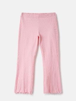 United Colors of Benetton - Ribbed Regular Fit Trousers Pink