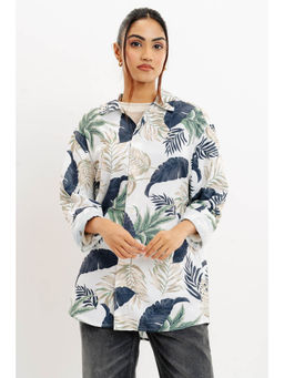 FREAKINS - Leafy Oasis Full Sleeves Women Shirt