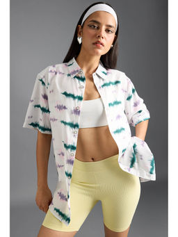 FREAKINS - Tie Dye Printed Women Resort Shirt
