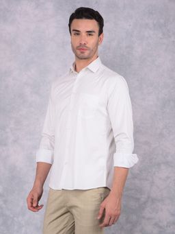 CRIMSOUNE CLUB - Men White Printed Shirt