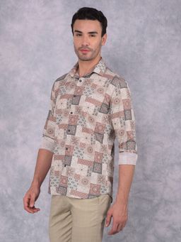 CRIMSOUNE CLUB - Men Multi-Color Paisley Printed Shirt