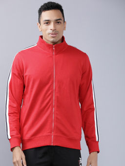 HIGHLANDER - Men Red Solid Jacket