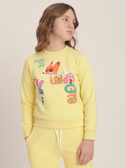 VERO MODA - Girls Zootopia Printed Sweatshirt