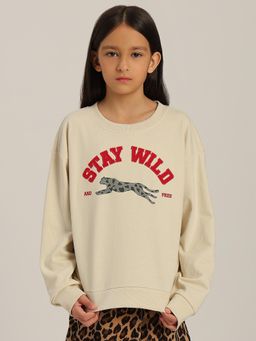 VERO MODA - Girl's Round Neck Sweatshirt