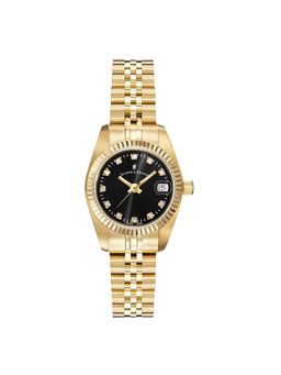 Jacques Du Manior - Inspiration Swiss Made Analogue Black Round Dial Womens Watch- Nro.22