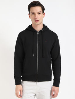 Tommy Hilfiger - Mens Black Hooded Jacket