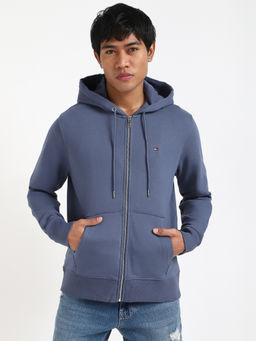 Tommy Hilfiger - Mens Blue Hooded Jacket