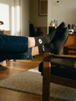 LOTTO - Unisex Play Socks 3.0 - Black (Pack of 3)