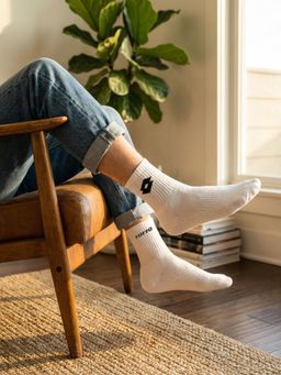LOTTO - Unisex Play Socks 3.0 - White (Pack of 3)