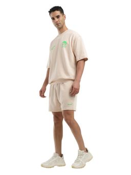 Levi's - Men's Solid Cream Crew Neck Co-Ord (Set of 2)