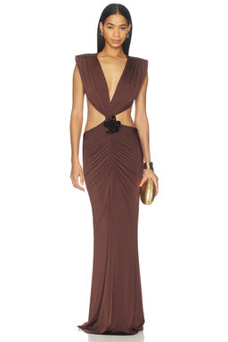 AWAVE Studio - The Faye Umber Maxi Dress