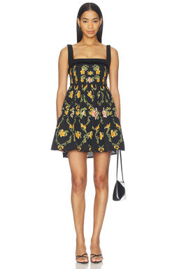 Agua by Agua Bendita - Barbara Mini Dress in Black