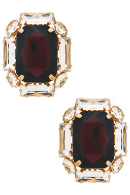 Anton Heunis - Omega Clasp Square Stud