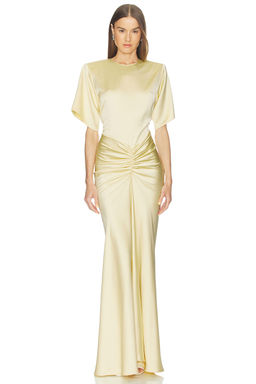 The Andamane - Iris Short Sleeve Maxi Dress