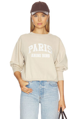 ANINE BING - Harry Shrunken Sweatshirt Paris