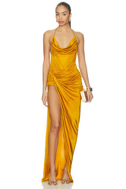 Atlein - Draped Midi Dress