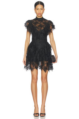 Bardot - Tarryn Ruffle Lace Mini Dress