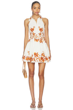 HEMANT AND NANDITA - Short Dress With Buckle Belt