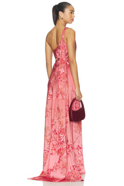 HEMANT AND NANDITA - One Shoulder Sash Dress