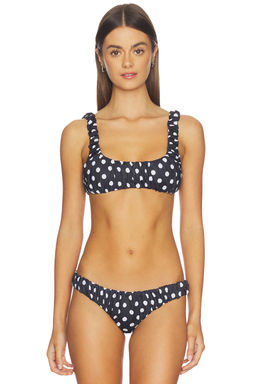 Caroline Constas - Dorit Ruched Bikini Top
