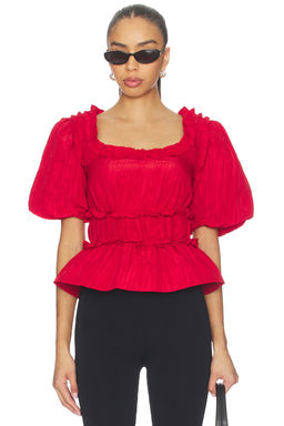 Damson Madder - Everly Ruffle Blouse