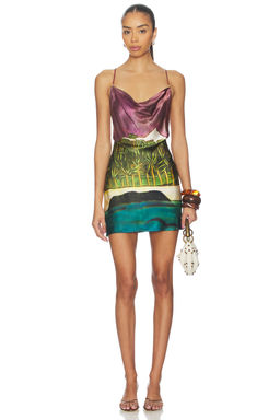 Donde Esteban - La Sierra Silk Mini Dress